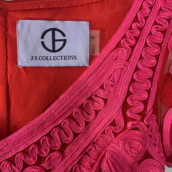 JS Collections SHORT SLEEVE MINI DRESS - Picture 6 of 8